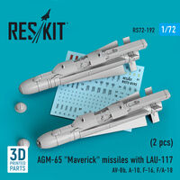 AGM-65 Maverick Missiles With LAU-117 (2pcs) (AV-8B, A-10, F-16, F/A-18)