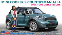 Mini Cooper S Countryman All4 With School Girls Figure
