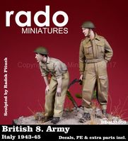 British 8. Army Italy 1943-45 Decals, PE & extra parts included