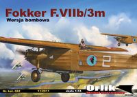 Samolot bombowy Fokker F.VIIb/3m - Image 1