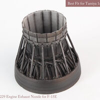 McDonnell F-15C/D/E/K Eagle - P&W Exhaust Nozzle Set (Closed) (designed to be used with Tamiya kits) - Image 1