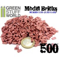 Model Bricks - Dark Red x500