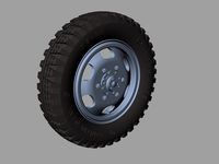 Steyr 1500 Road wheels (Gelande pattern) - Image 1
